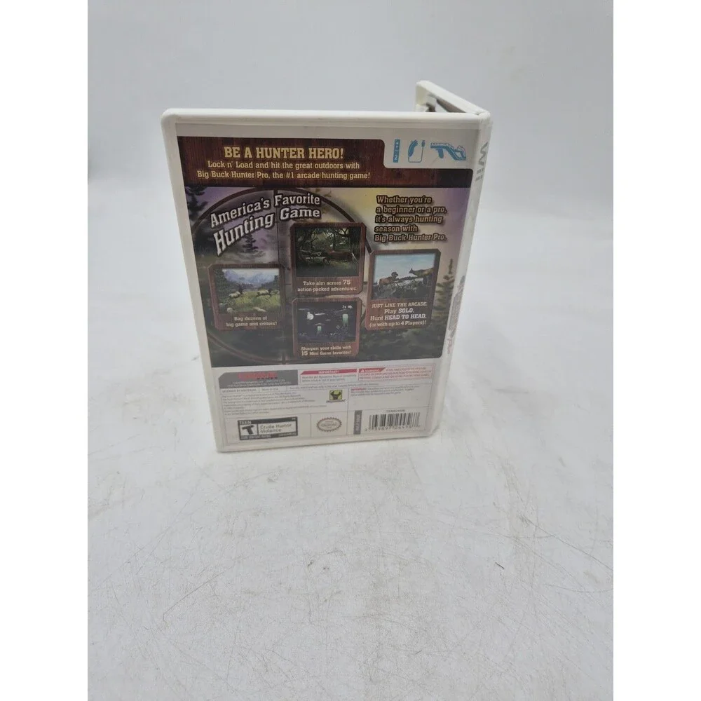 Big Buck Hunter Pro (Nintendo Wii, 2010) Complete | CIB | Tested
